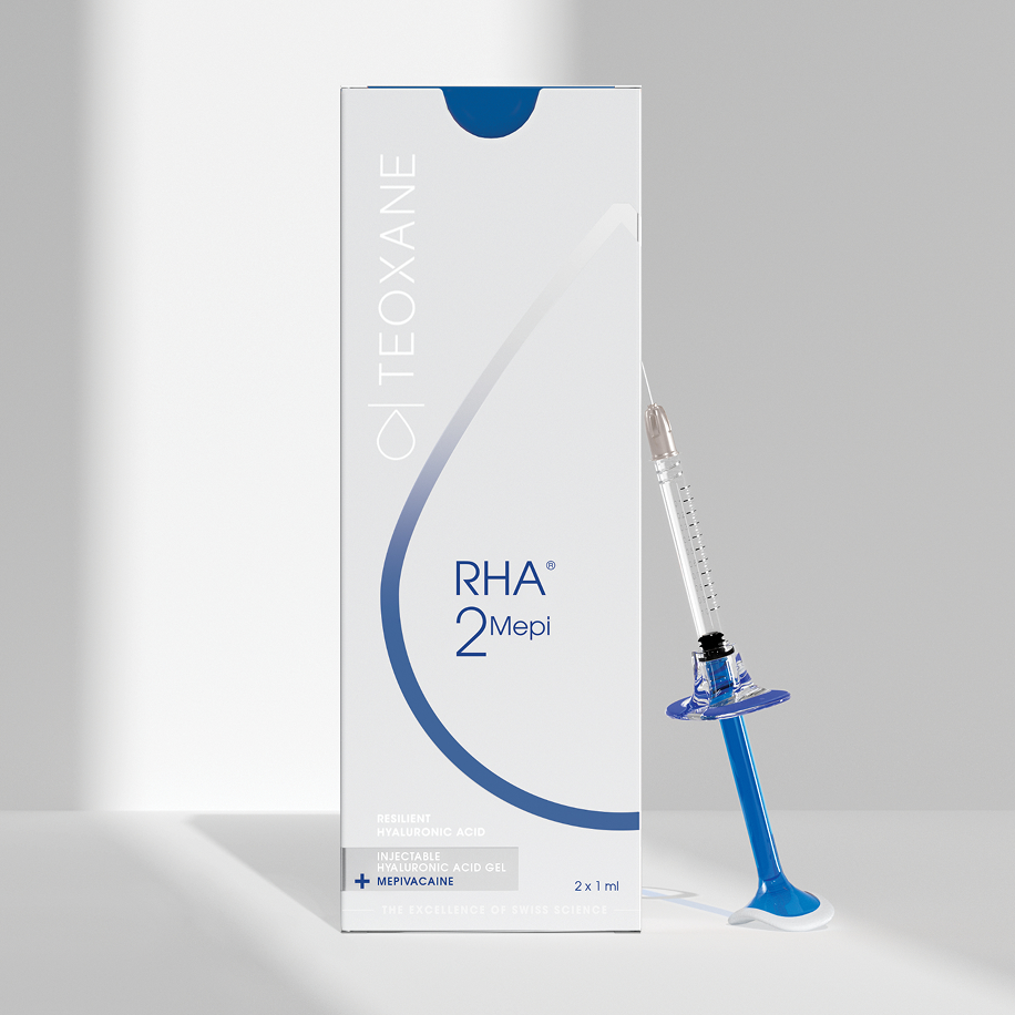 RHA 2 packaging with syringe displayed