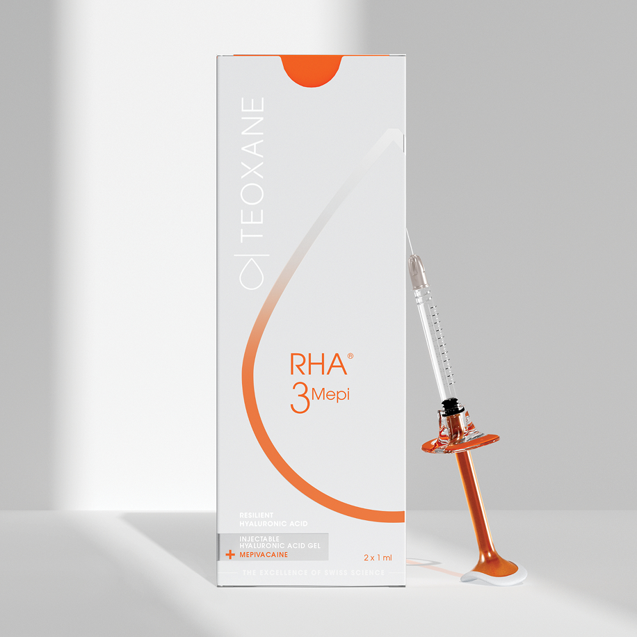 RHA 3 packaging with syringe displayed