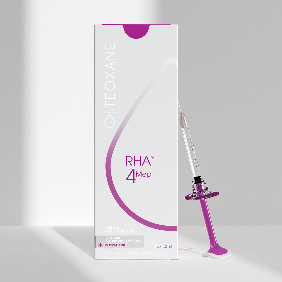 RHA 4 packaging with syringe displayed